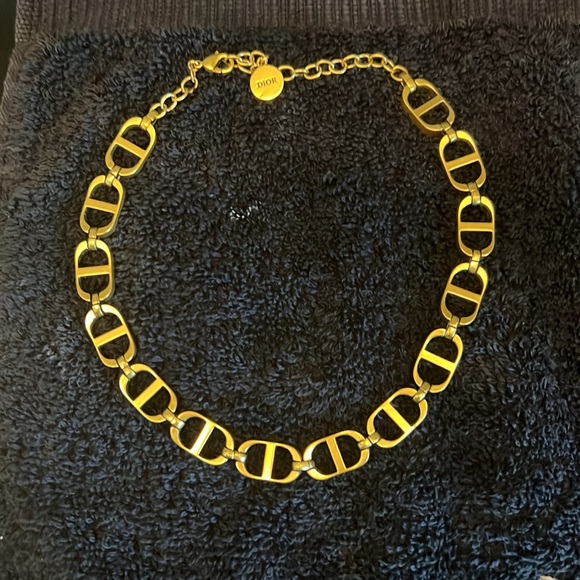 Dior gold, vintage necklace/choker. - Picture 4 of 6